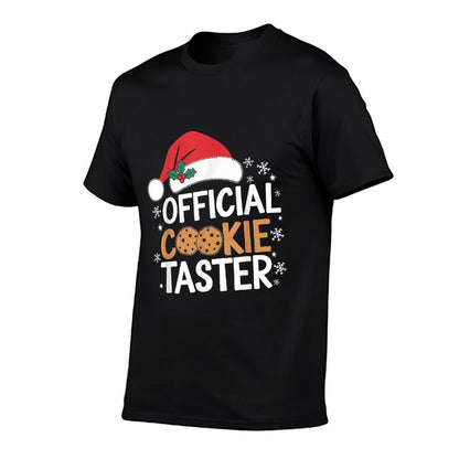 Official Cookie Tester Funny Christmas Taster Baking Crew  Summer-ready Fabric T-Shirt