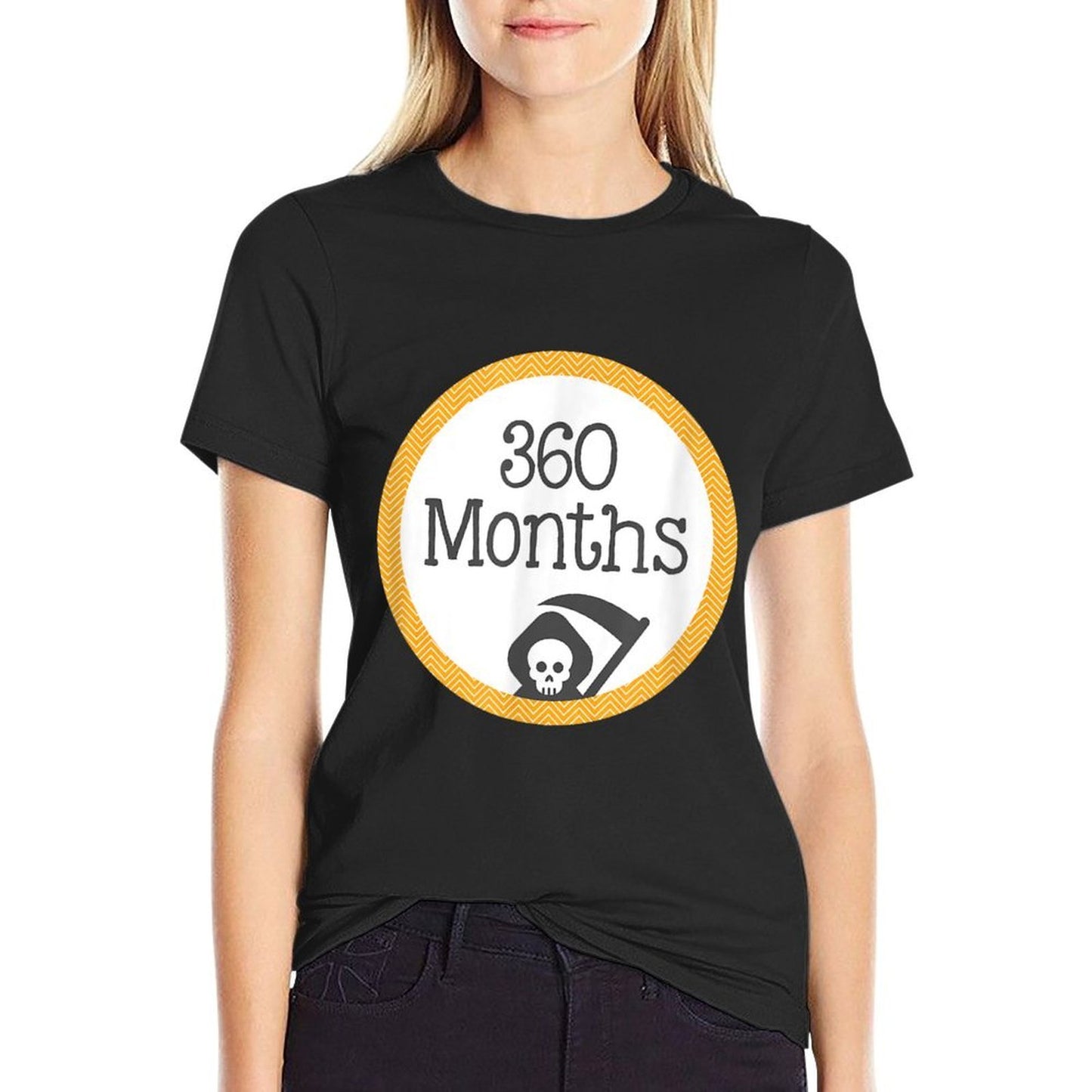 Funny 30th Birthday Milestone Belly Badge Gift  Fade-proof Color T-Shirt