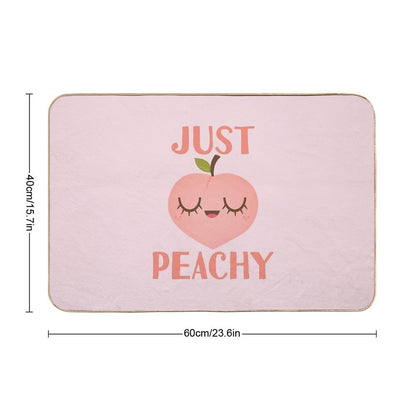 Just Peachy  Easy Maintenance Bath Mat