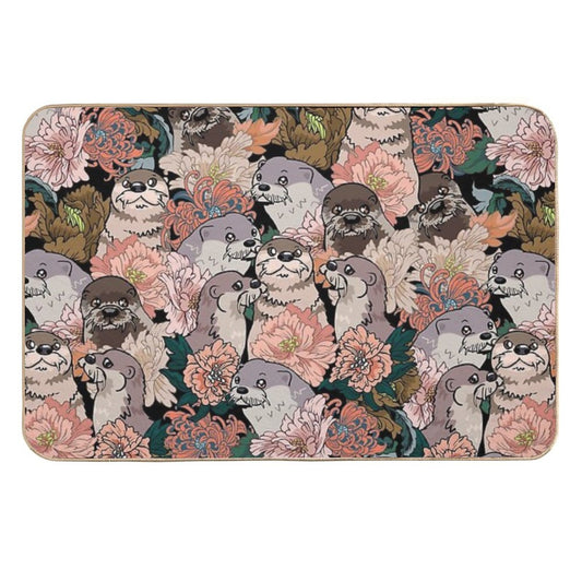 Because Otter  Fade-Resistant Bath Mat