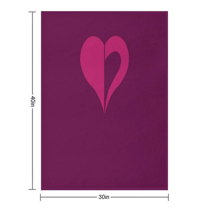 Heart Quest Bed Comfort Throw Blanket