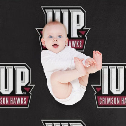 IUP Crimson Hawks Club Classic T-Shirt Eco-conscious Throw Blanket
