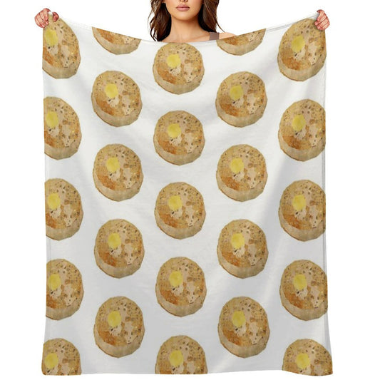 Crumpet Comfort Throw Blanket