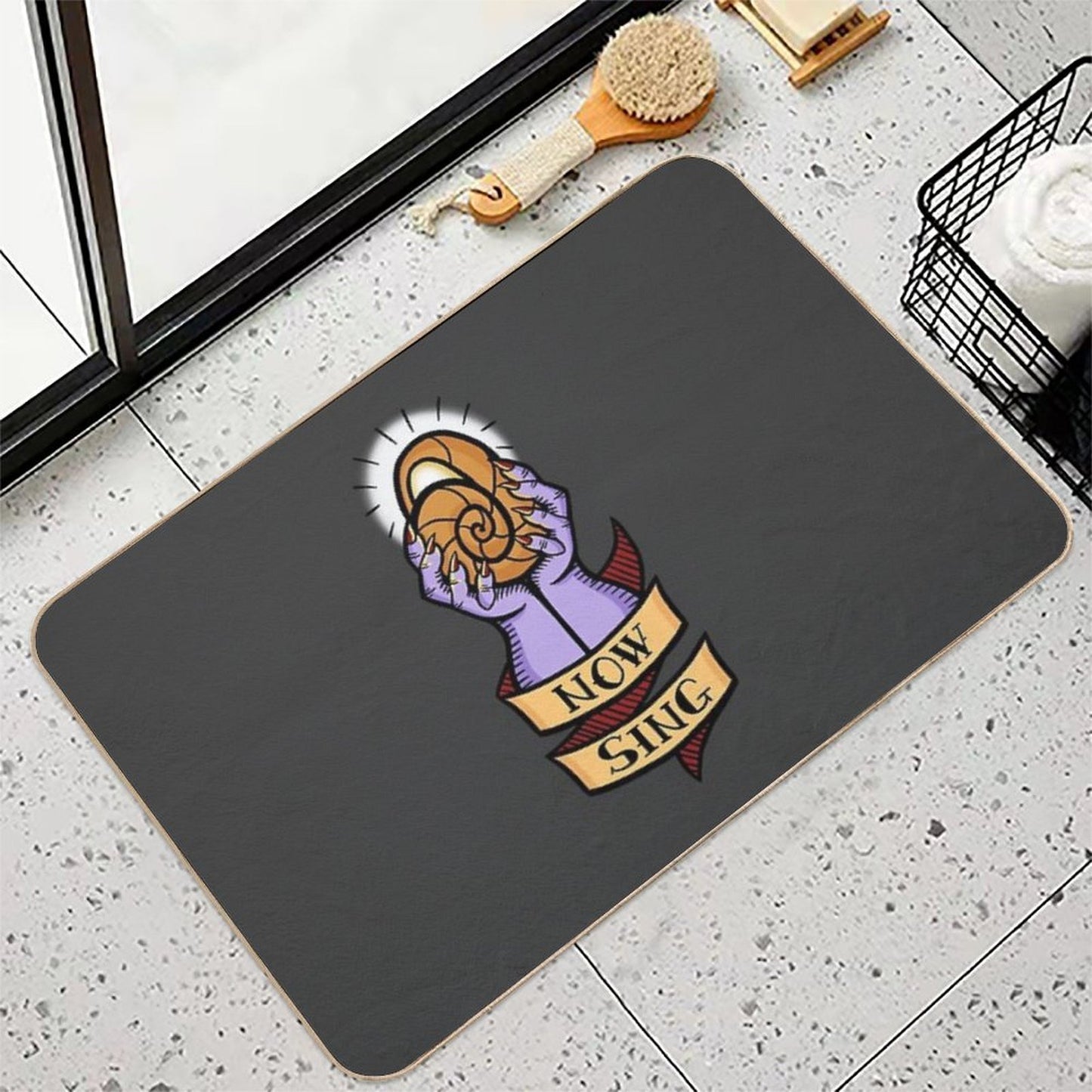 Now, Sing!  Long-Lasting Bath Mat