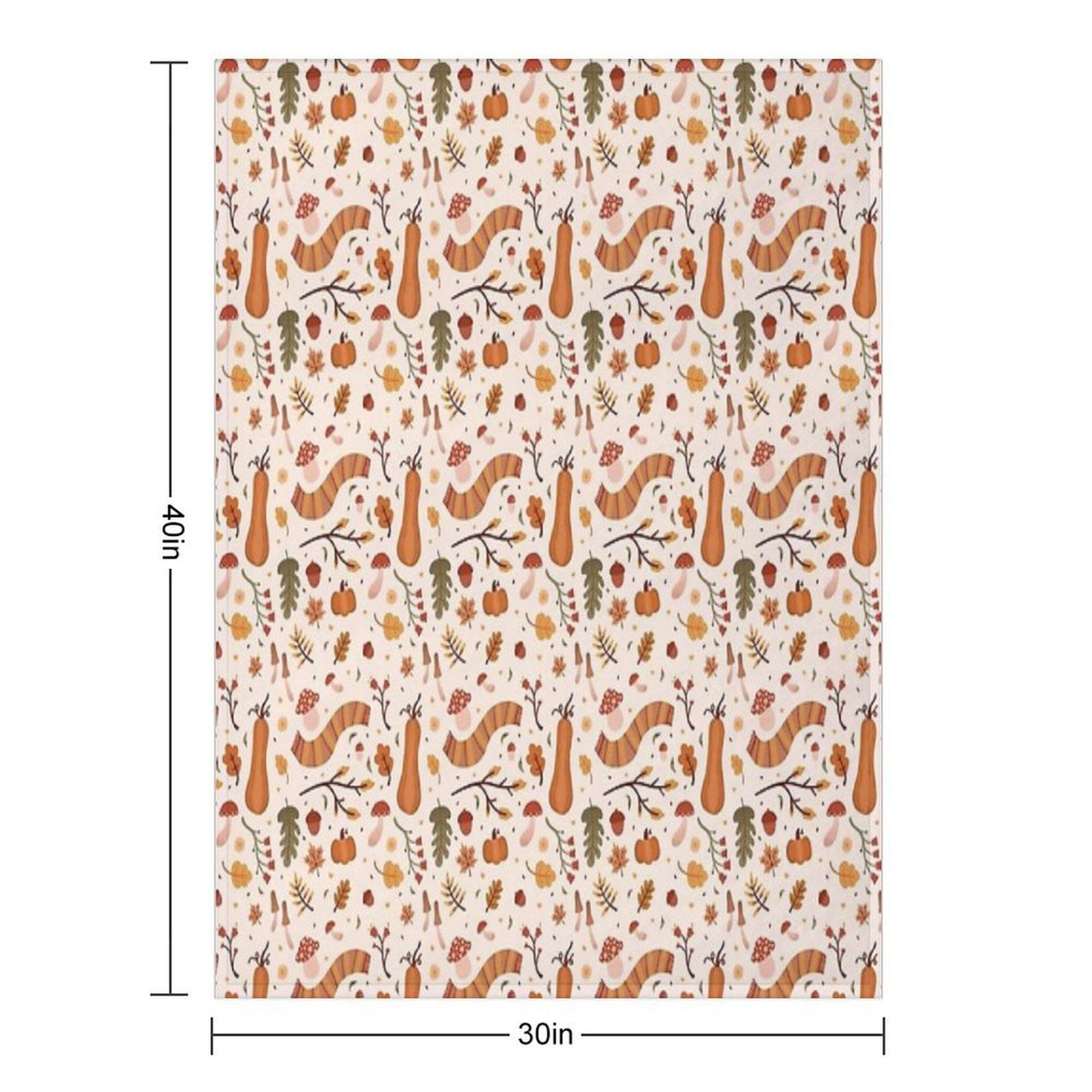 Warm Autumn Velvety-soft Throw Blanket