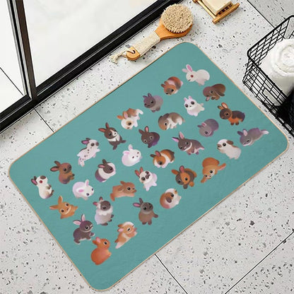 Bunny Day - Other Version  Anti-Trip Bath Mat