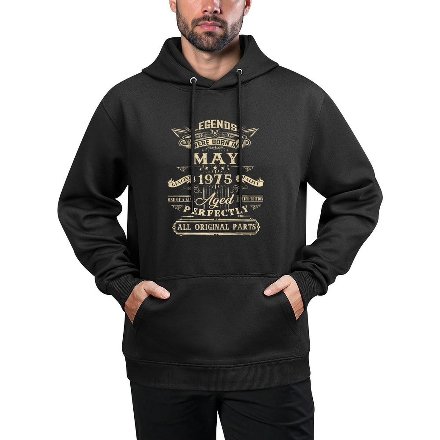 Legend Born In May 1975 50th Birthday 50 Years Old Relaxed Fit Hoodie