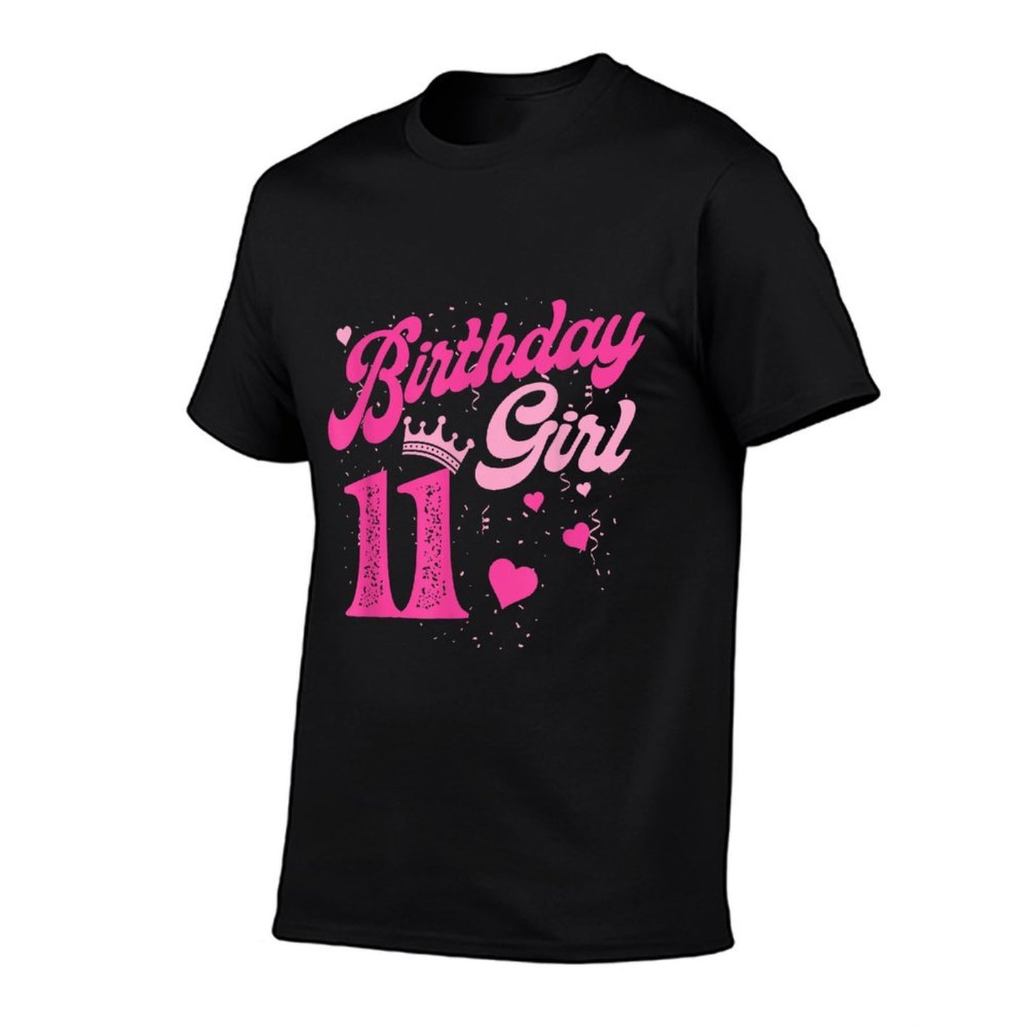11th Birthday Girl Crown 11 Years Old Bday  Graphic-printed T-Shirt