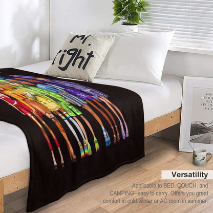 Rainbow High Gift For Fans Rainbow High Dolls Rainbow High Characters Compact Throw Blanket