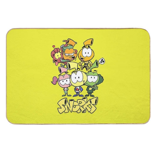 The Snorks Family  Fade-Resistant Bath Mat