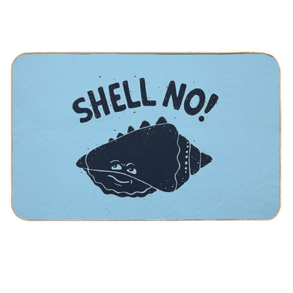 (S)HELL NO.  Slip-Resistant Bath Mat
