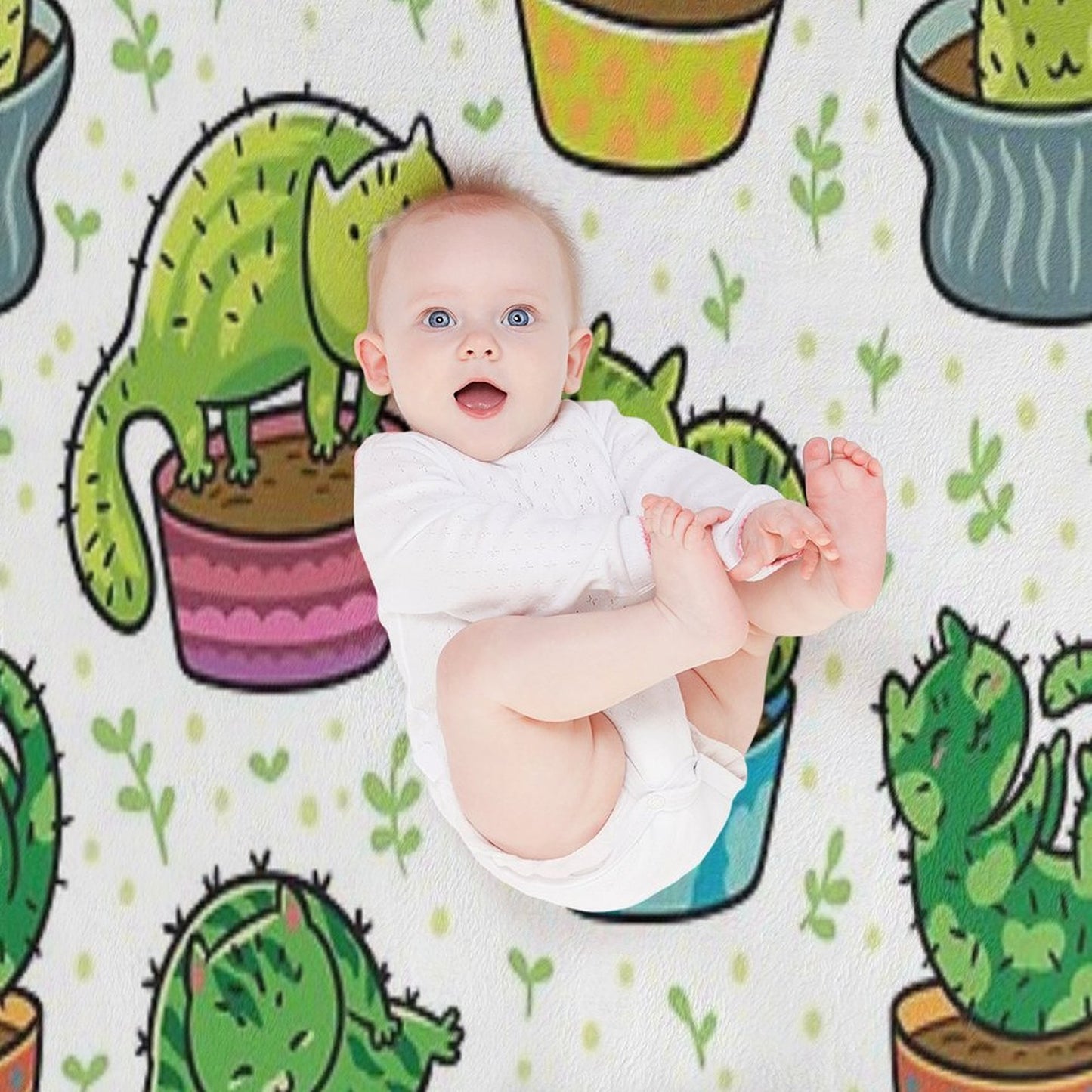 Catcus Lightweight Throw Blanket