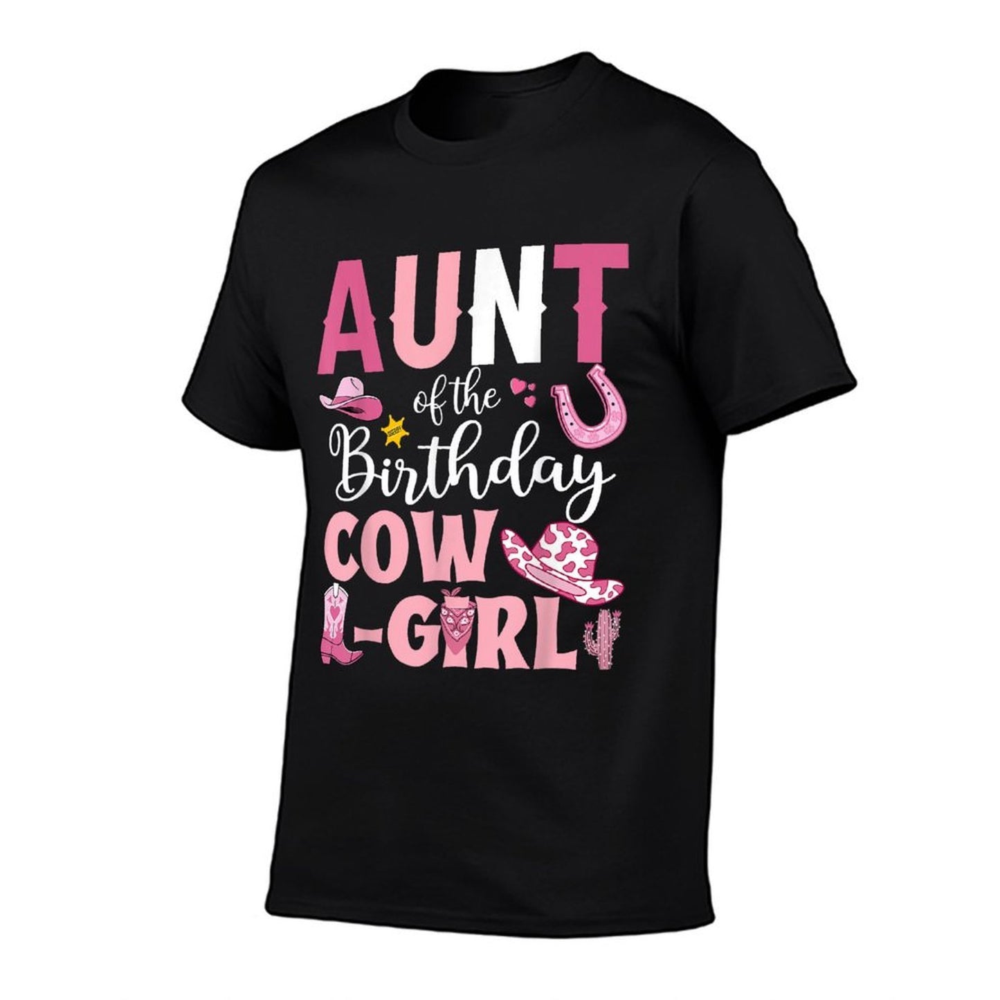 Aunt Of The Birthday Cowgirl Rodeo Party B-day Girl Party  Quick-drying T-Shirt