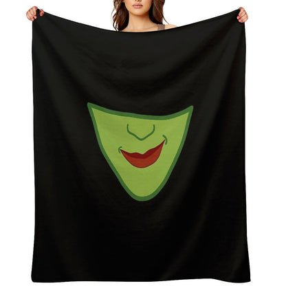 Elphaba From Wicked The Musical Sustainable Throw Blanket
