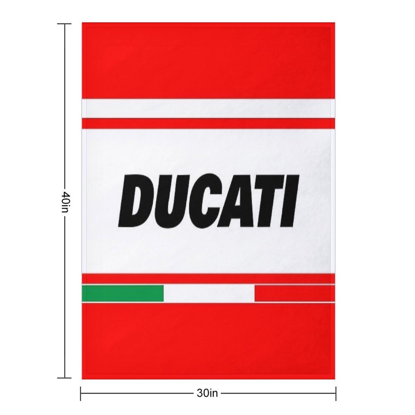 DUCATI Flag Multi-functional Throw Blanket