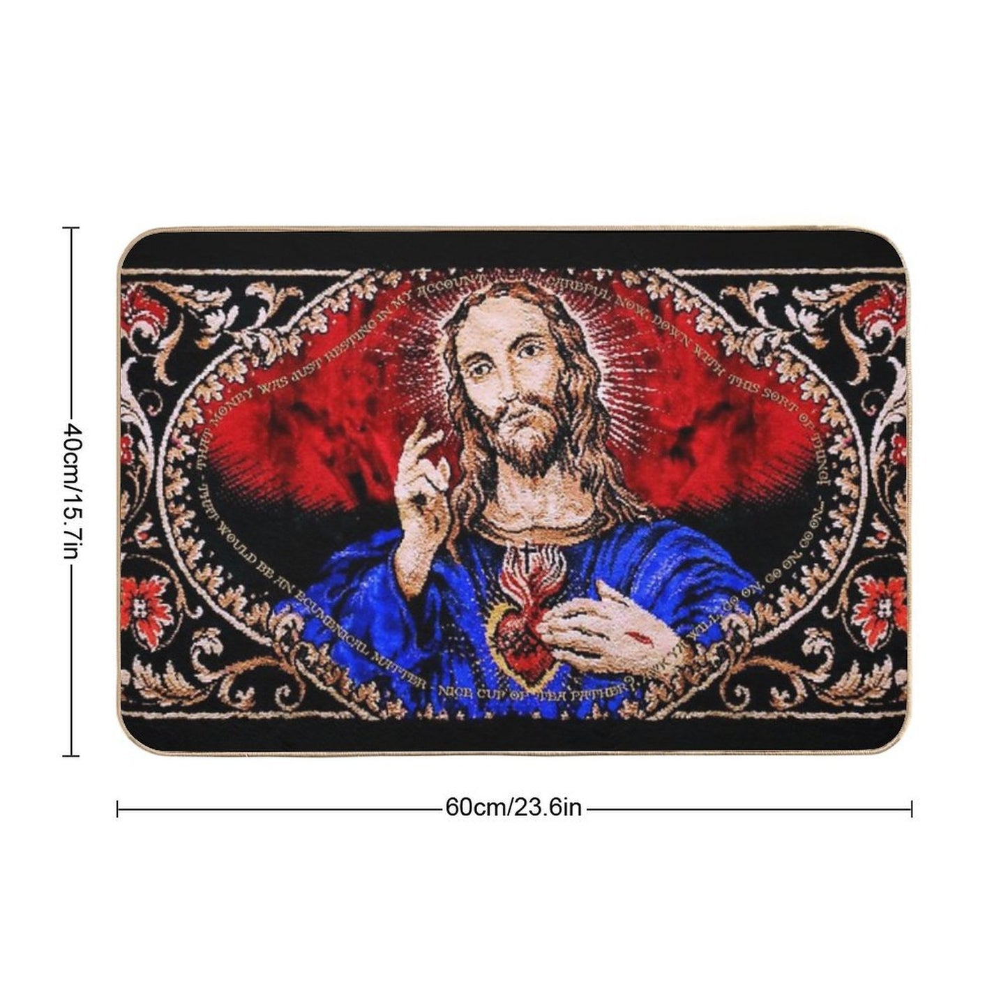 Father Ted Scared Sofa Throw Durable Bath Mat