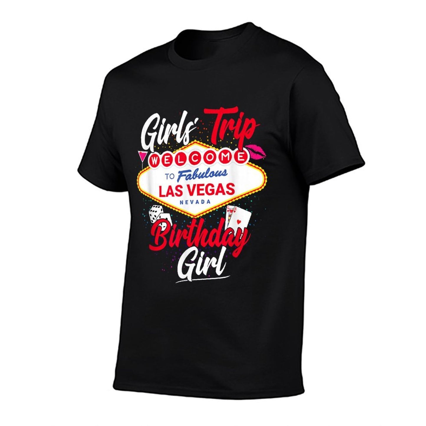 Las Vegas Birthday Party - Girls Trip - Vegas Birthday Girl  Tagless Design T-Shirt