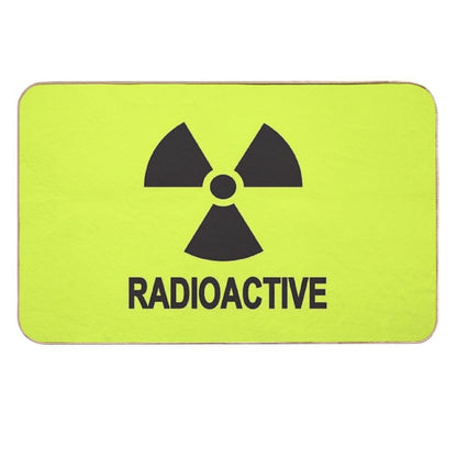 Nuclear Radioactive Sign Funny Partying  Anti-Trip Bath Mat