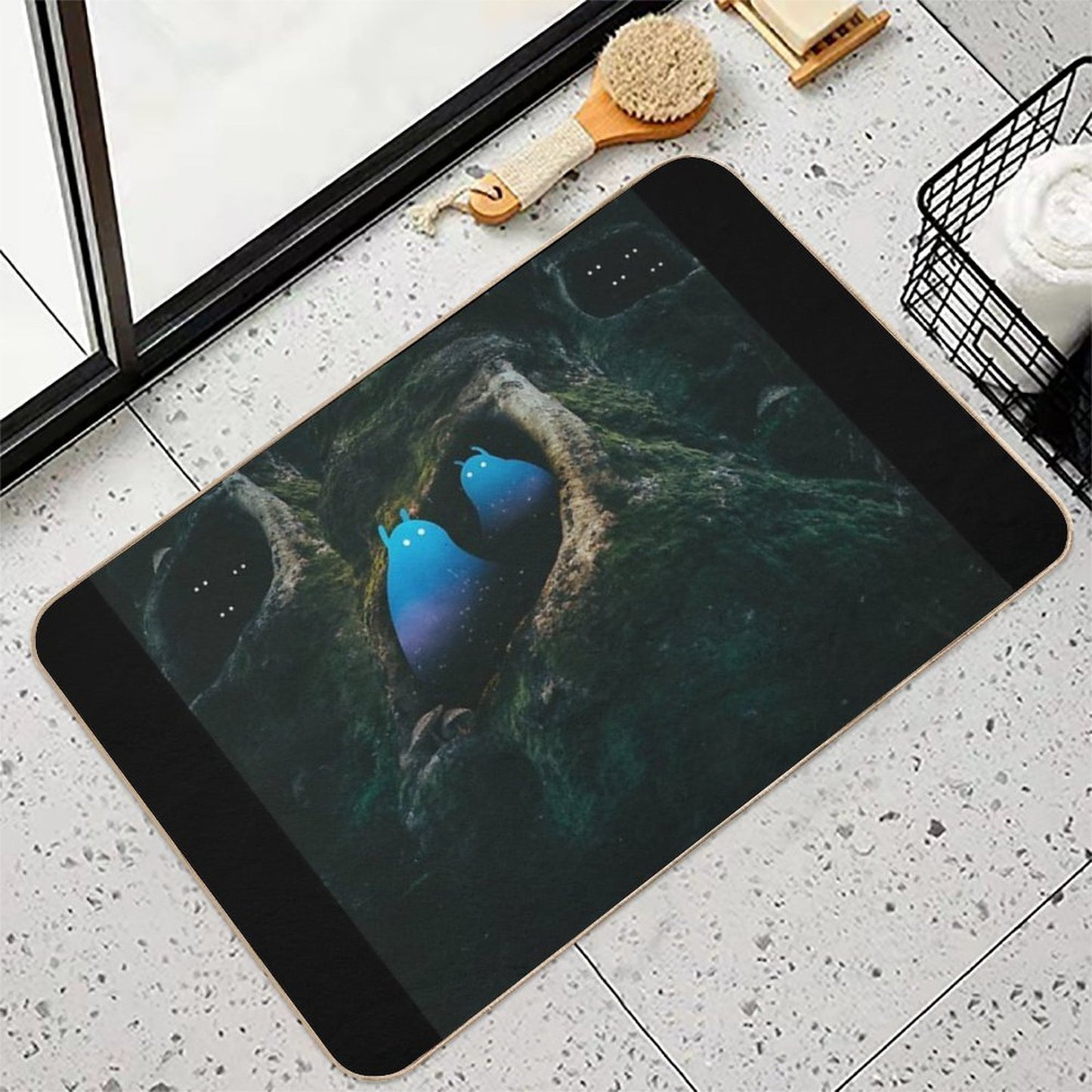 In The Forest of The Night  Easy Maintenance Bath Mat