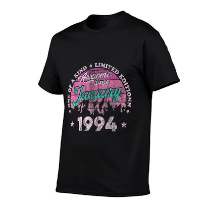 30 Years Old Awesome Since January 1994 30th Birthday  Eco-friendly Material T-Shirt