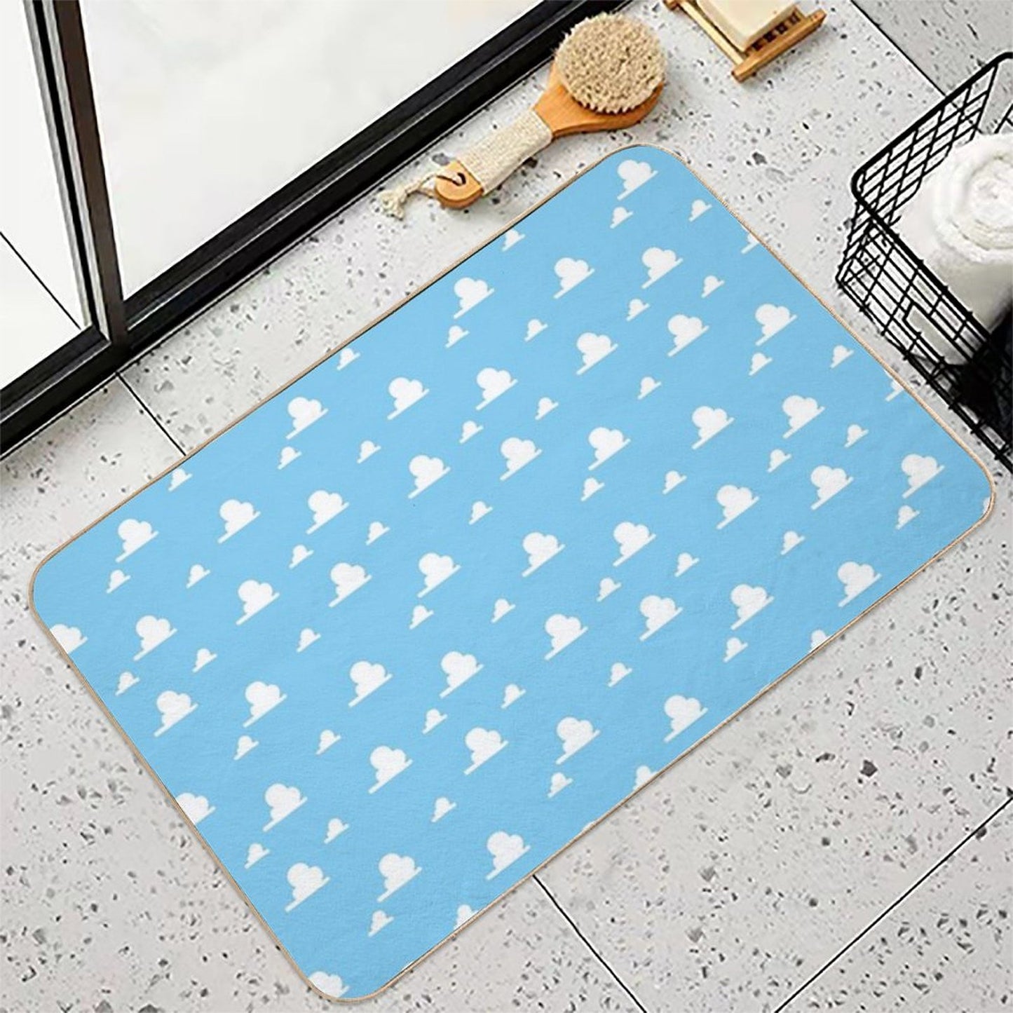 Andy's Wallpaper  Pet-Safe Bath Mat