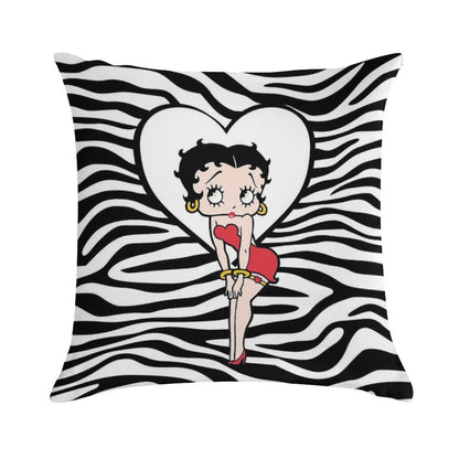 Betty Boop Soft Reinforced Edging Throw Pillow