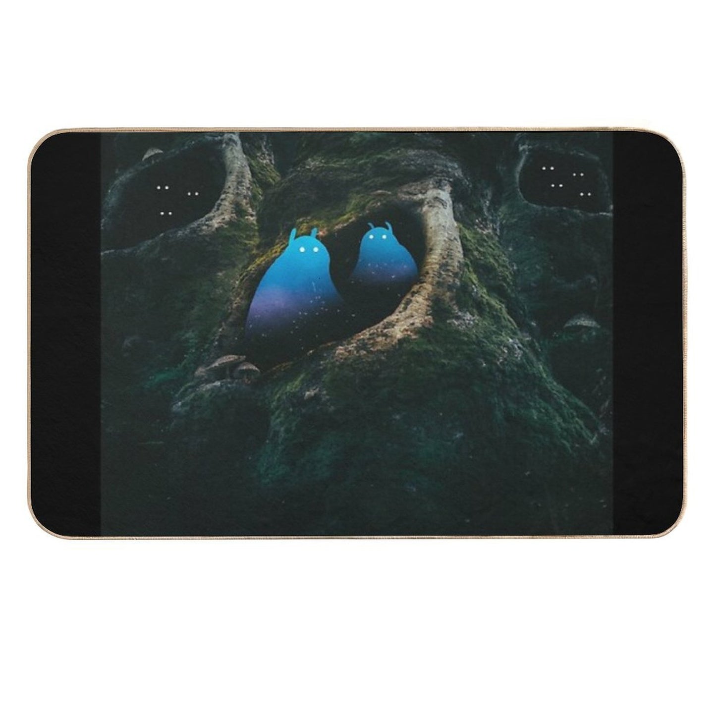 In The Forest of The Night  Easy Maintenance Bath Mat