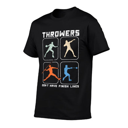 Throwers Dont Have Finish Lines Discus Javelin Shot Put  Soft T-Shirt