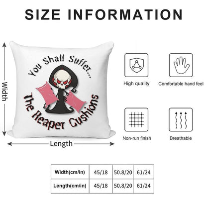 The Reaper Cushions Soft Style Accent Throw Pillow