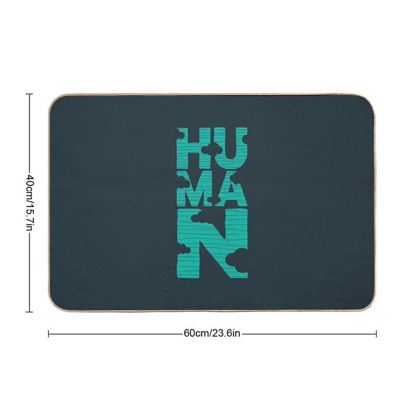 HUMAN (marrs Green)  Toxin-Free Bath Mat