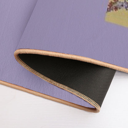 Indigo Bunting on A Twig #3  Absorbent Bath Mat