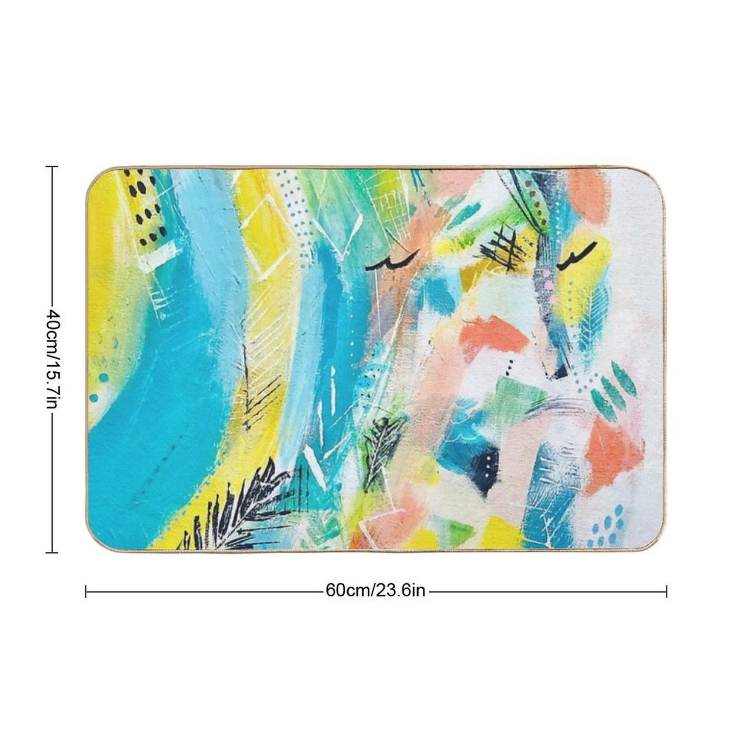 Cool Summer  Absorbent Bath Mat