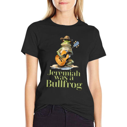 Jeremiah Was A Bullfrog A Classic Rock Nostalgia Trip  High-quality Stitching T-Shirt