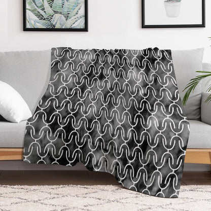 Link - Grey Marble Gift-ready Throw Blanket