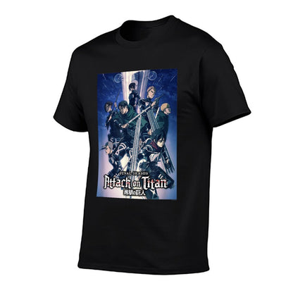 Attack on Titan Season 4 Colorful Key Art with Logo Anime  Lightweight T-Shirt