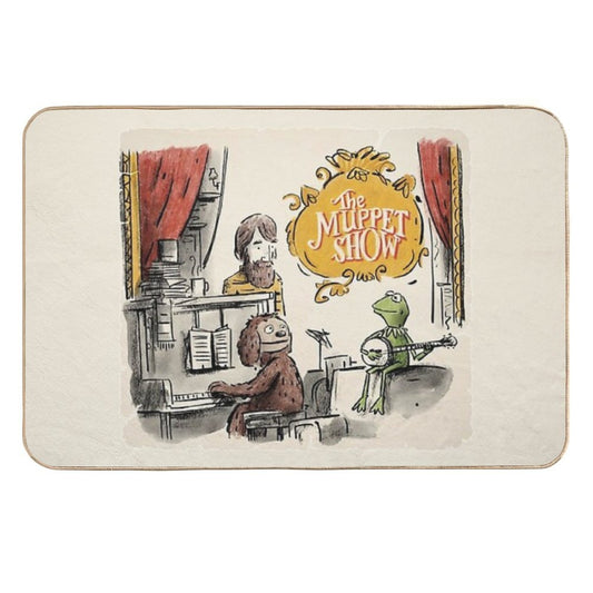 Copy of Muppets THE SHOW IS TIME RETRO  Pet-Safe Bath Mat