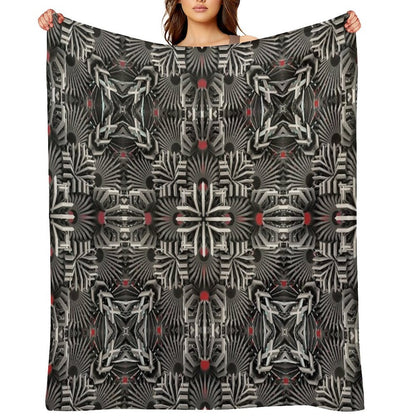 Calaabachti Matrix Plush Throw Blanket