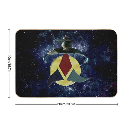 KLINGON HEART OF VIRTUE  Absorbent Bath Mat