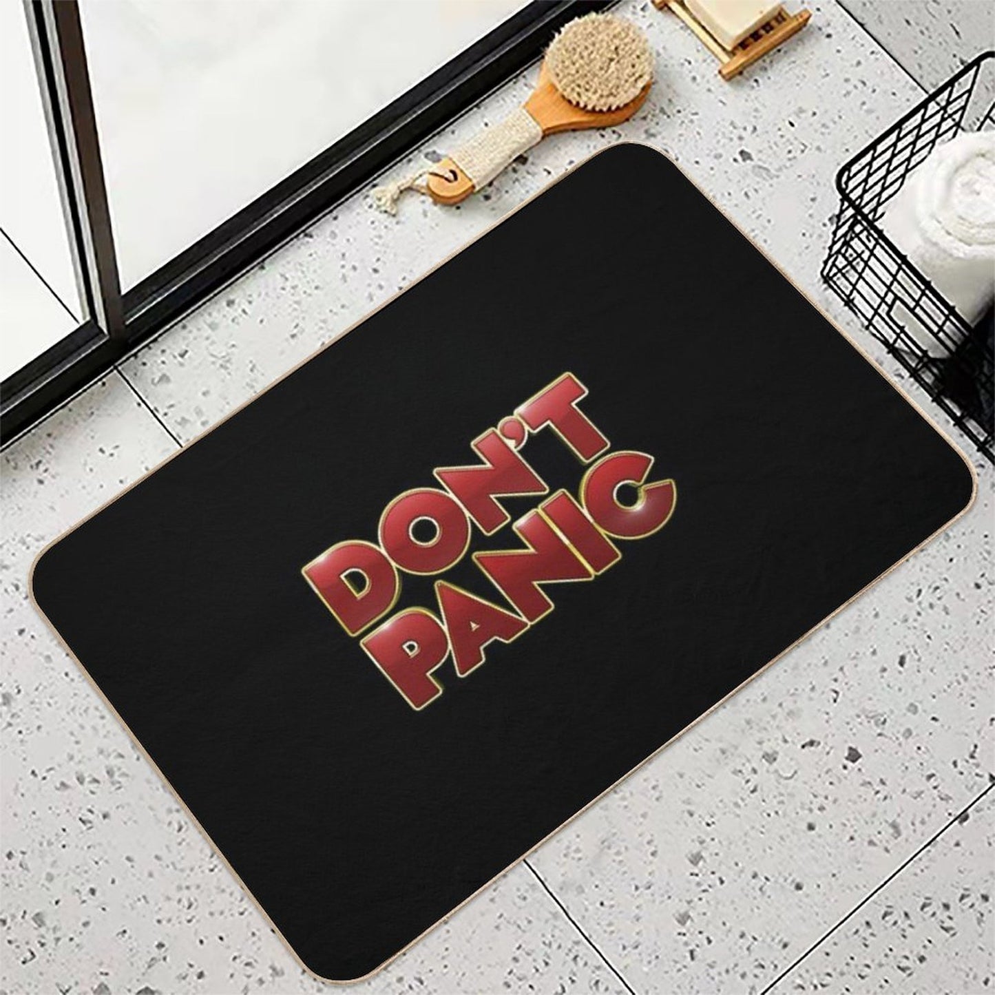 Don't Panic  Non-Slip Bath Mat