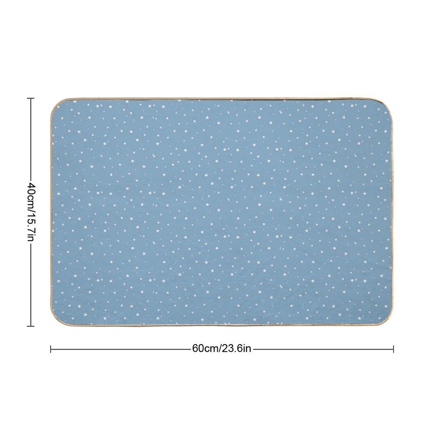 Blue Star  Slip-Resistant Bath Mat