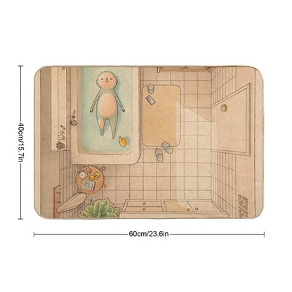 Vintage Another Bath  Repositionable Bath Mat
