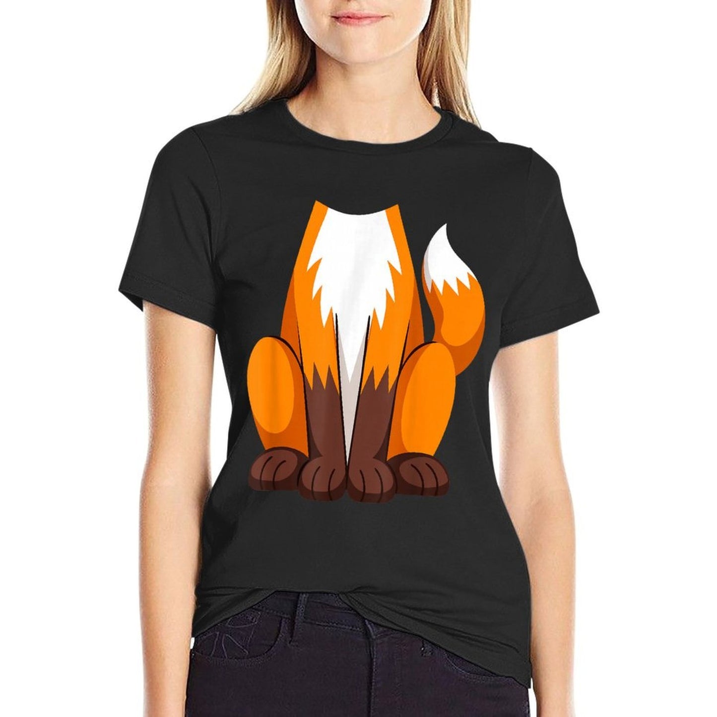 Fox Adult Men Women Kids Boy Girl Fox Body Costume Comfortable T-Shirt