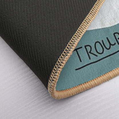 Troublemaker  Fade-Resistant Bath Mat