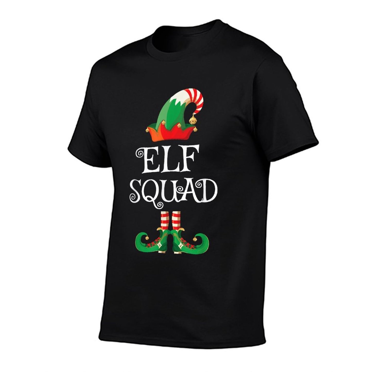 Elf Squad Funny Family Matching Christmas  Wrinkle-resistant T-Shirt