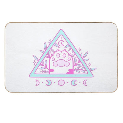 Witchy Cat Paw 02  Nikury  Slip-Resistant Bath Mat