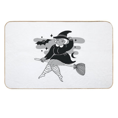 Flying at Midnight  Easy To Clean Bath Mat
