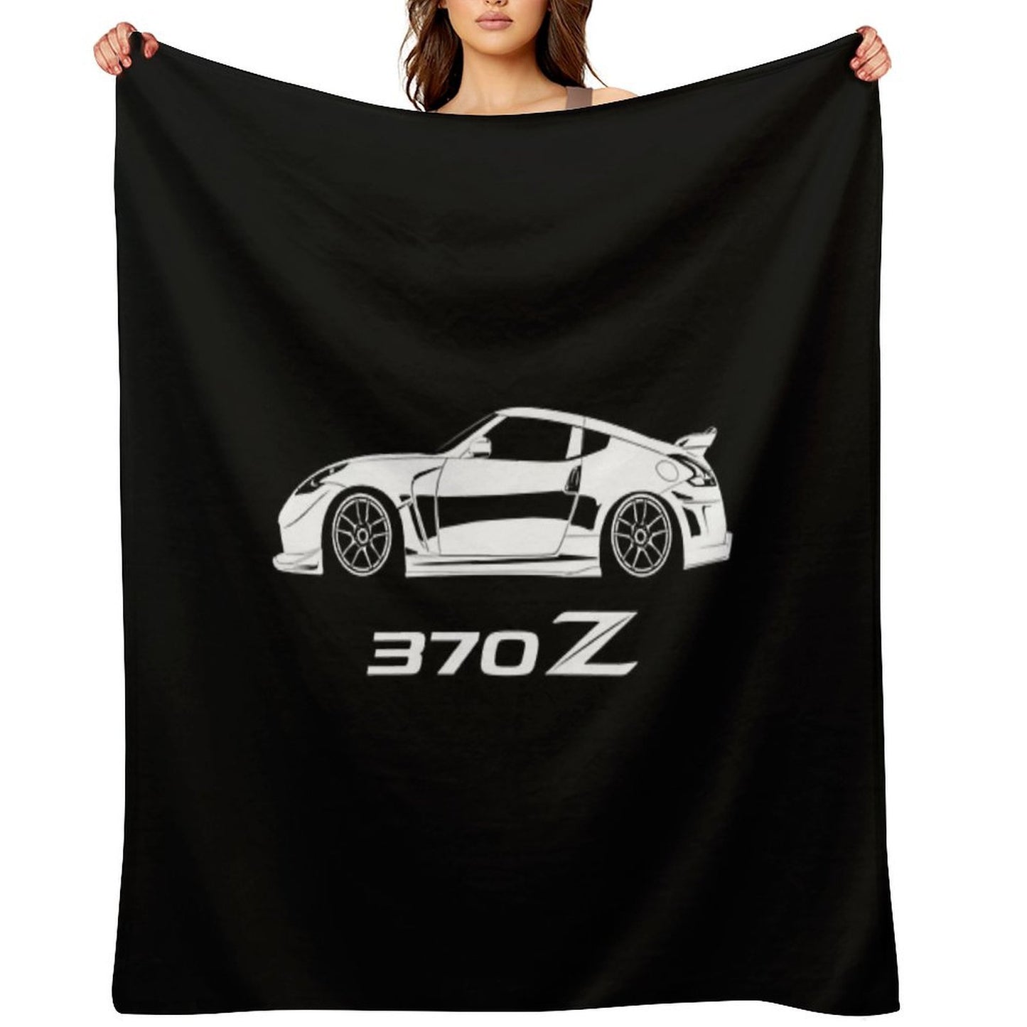 Nissan 370z Sustainable Throw Blanket