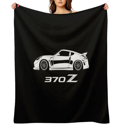 Nissan 370z Sustainable Throw Blanket