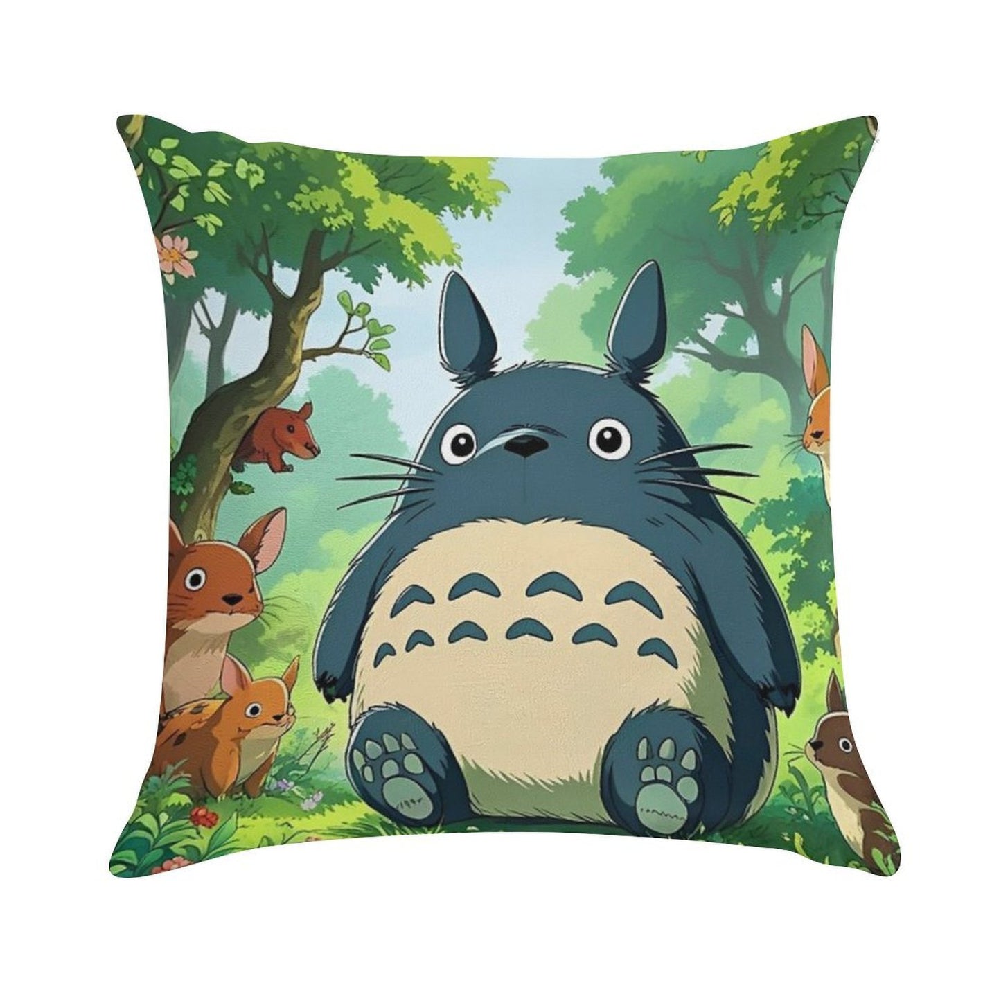 My Neigbor Totoro Soft Fade-Resistant Throw Pillow