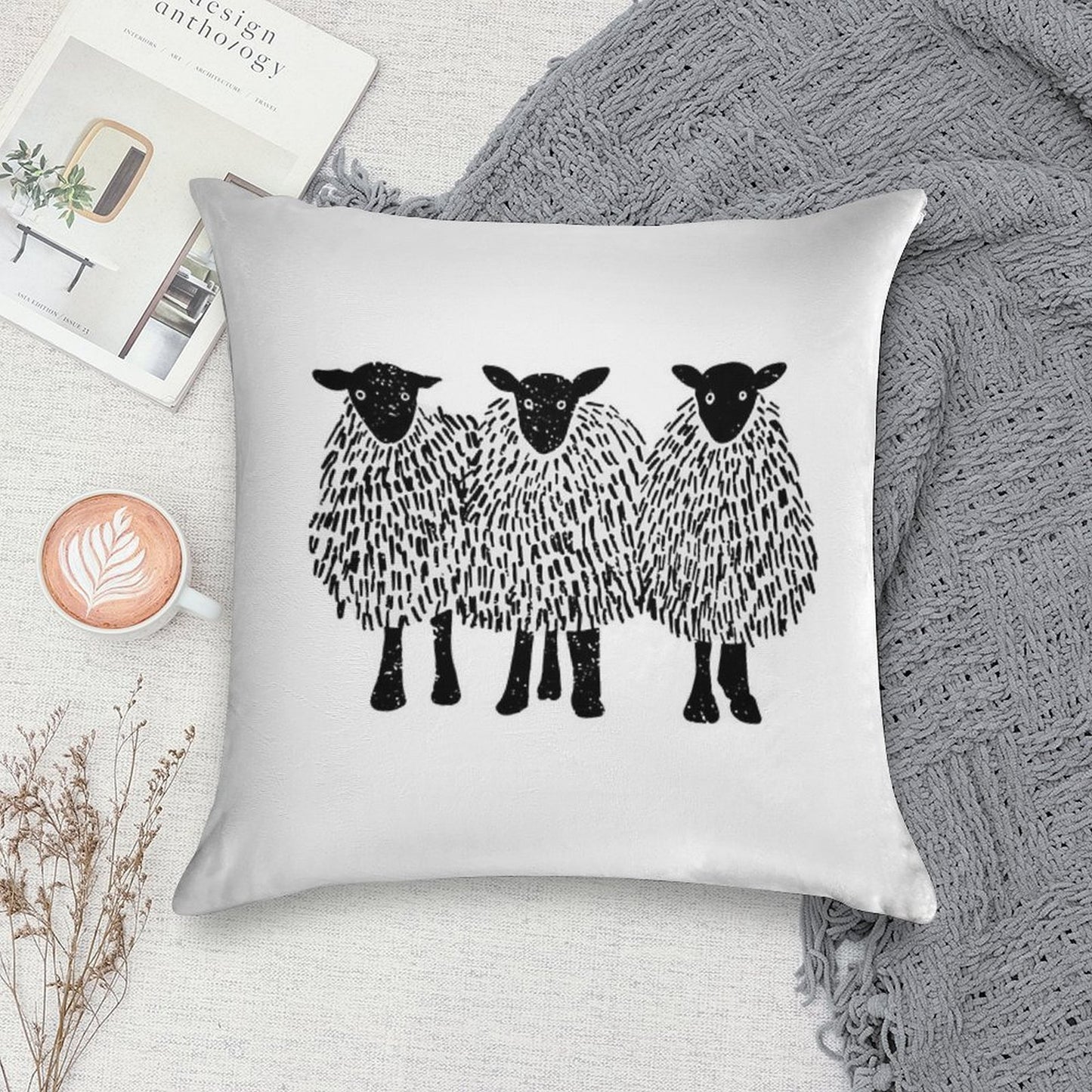 Day 36  365 Days of Design Soft Shrink-Resistant Throw Pillow